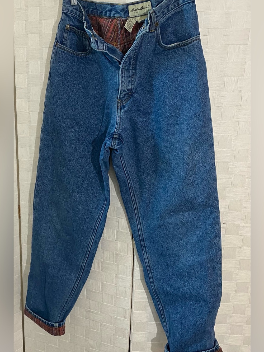 Eddie Bauer Women’s Dark Blue Relaxed Denim Jeans size 12